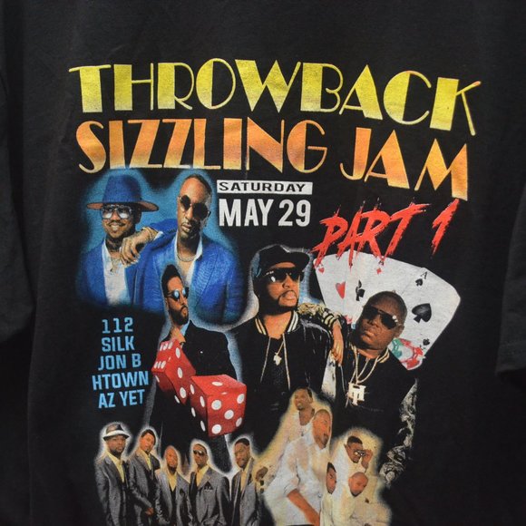 Gildan Shirts 22 Throwback Sizzling Jam Las Vegas Concert Poshmark